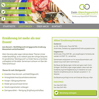 Detailansicht Navigation