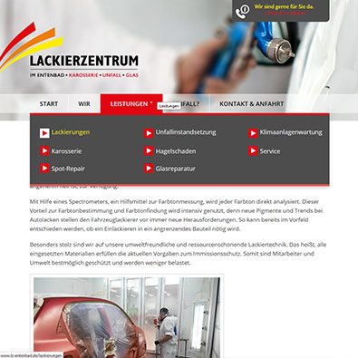 Detailansicht Navigation