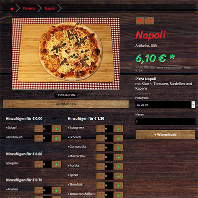 Detailansicht Navigation