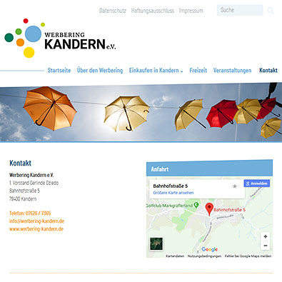 Detailansicht Navigation